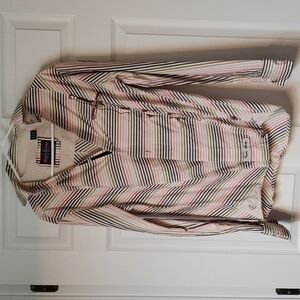 English Laundry Long Sleeve striped shirt  Small with sword